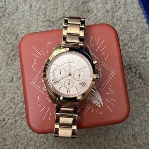 Brand new Fossil rose gold watch